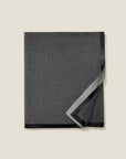 Charcoal/sterling dolomiti throw