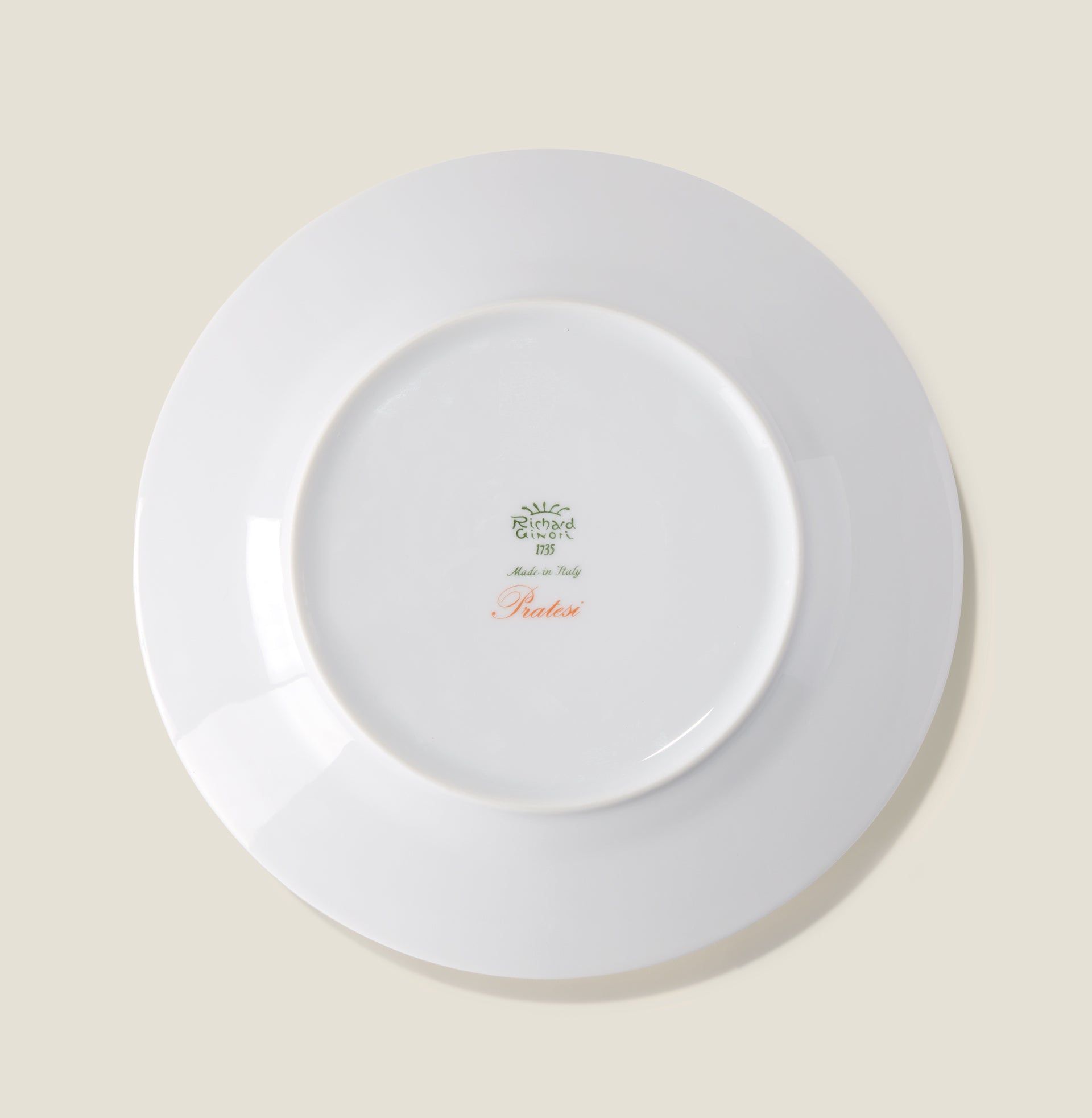 Tre Righe Dessert Plates - Porcelain Plate Set | Pratesi x Ginori1735