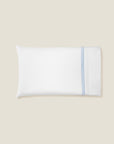 Tre Righe Splendore white/medium blue pillowcase