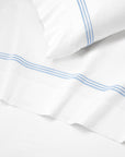 Tre Righe Splendore white/medium blue vignette