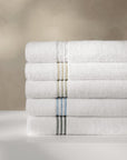 Tre Righe bath towel stack all colors