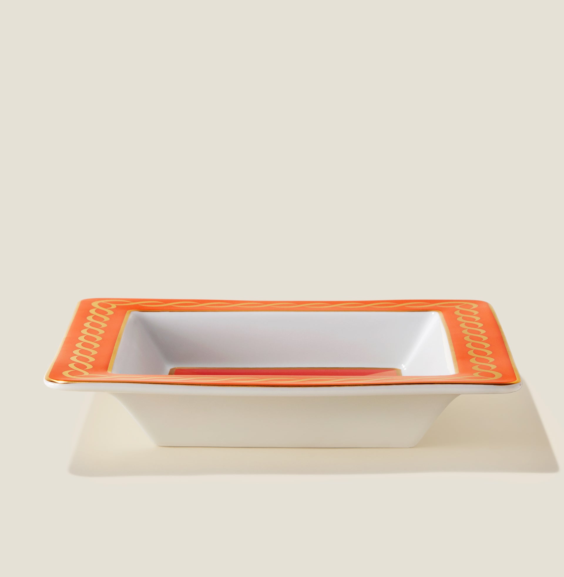 Treccia Vide Poche - Porcelain Tray | Pratesi x Ginori1735