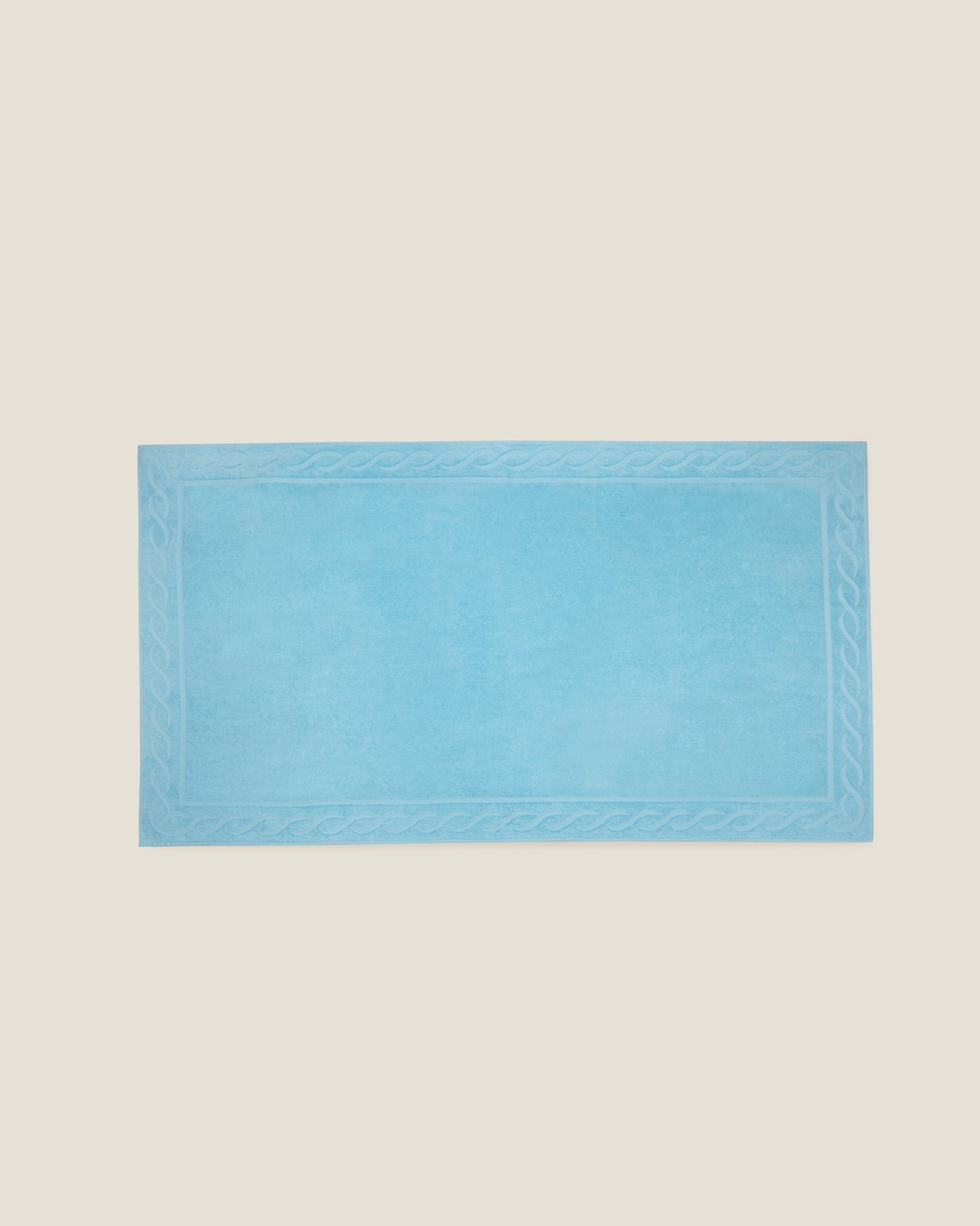 Treccia beach towel in caribbean