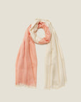 Aria scarf in coral