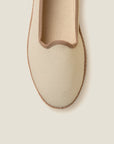 Resort shoe in ecru/tan