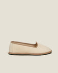 Resort shoe in ecru/tan