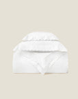 Treccia Splendore white/white duvet cover stack