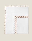 Treccia Splendore white/rose gold flat sheet