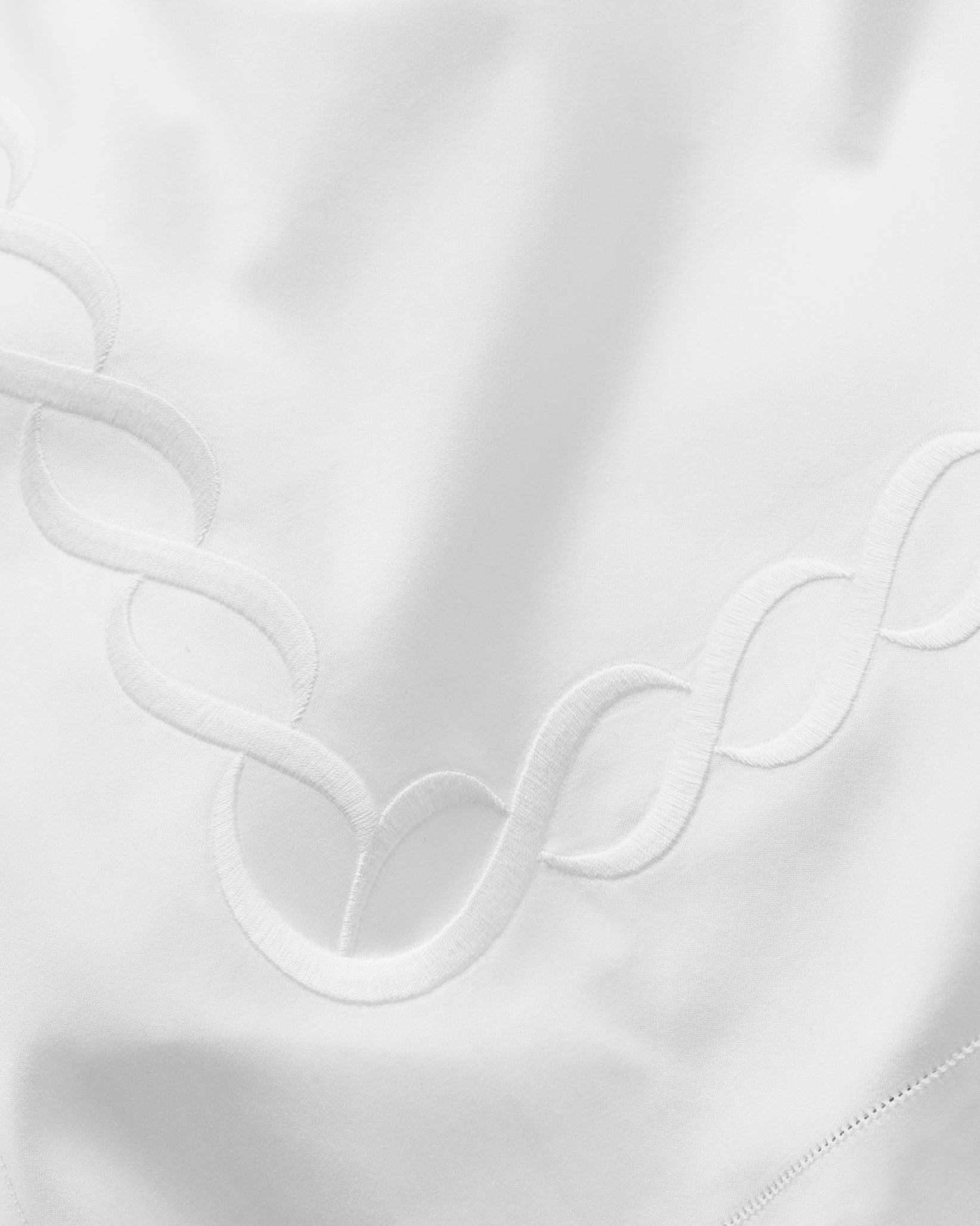 Treccia Splendore white/white duvet cover texture