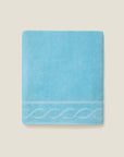 Caribbean beach towel folded
