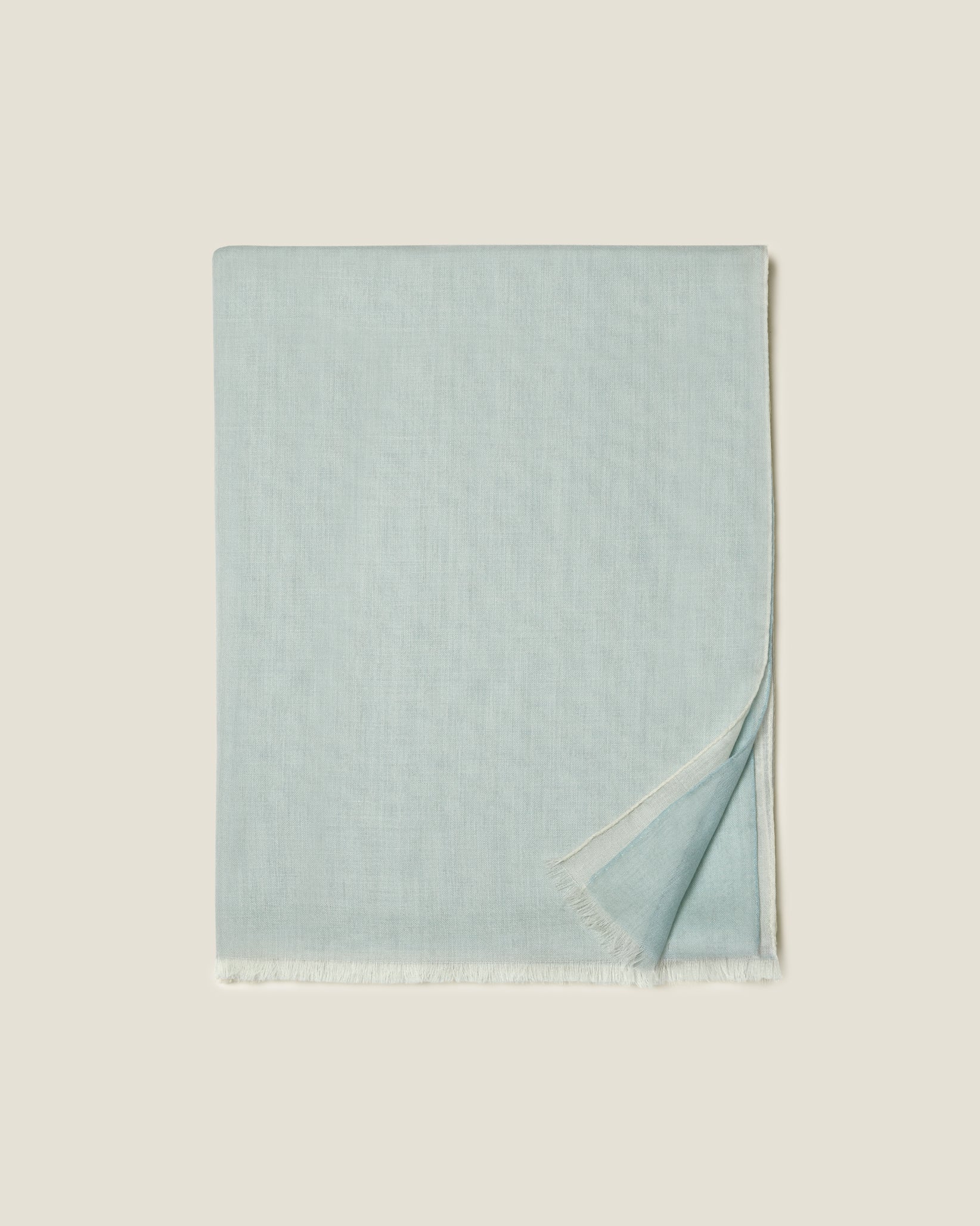 Farfallino scarf  blue/natural folded