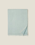 Farfallino scarf blue/natural folded