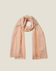 Farfallino scarf orange/natural