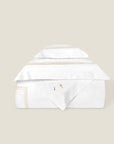 Tre Righe Splendore white/beige duvet cover stack