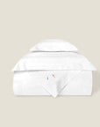 Tre Righe Splendore white/white duvet cover stack