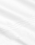 Tre Righe Splendore white/white duvet cover texture