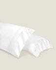Tre Righe Splendore white/white pillowcase pair