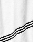 Tre Righe towel white/black texture