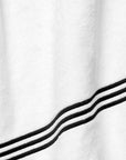 Tre Righe towel white/black texture