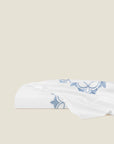 Arcata white/medium blue flat sheet