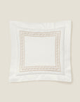 Impero ivory/beige euro sham