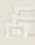 Impero ivory standard, euro and boudoir shams