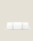 Tre Righe neckroll sham white/sage