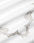 Marrakesh white/sterling flat sheet texture