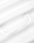 Marrakesh white/white flat sheet texture