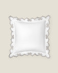 Marrakesh white/sterling euro sham