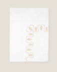 Paolina flat sheet white/beige folded