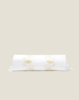 Paolina white/beige neckroll sham