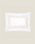Paolina standard sham in white/beige