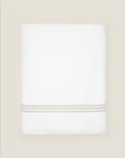 Tre Righe bath sheet white/sage