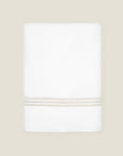 Tre Righe bath towel white/sage