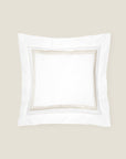 Tre Righe euro sham white/sage