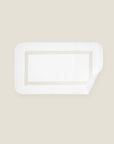 Tre Righe tub mat white/sage