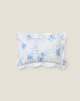 M'ama non M'ama boudoir sham in medium blue