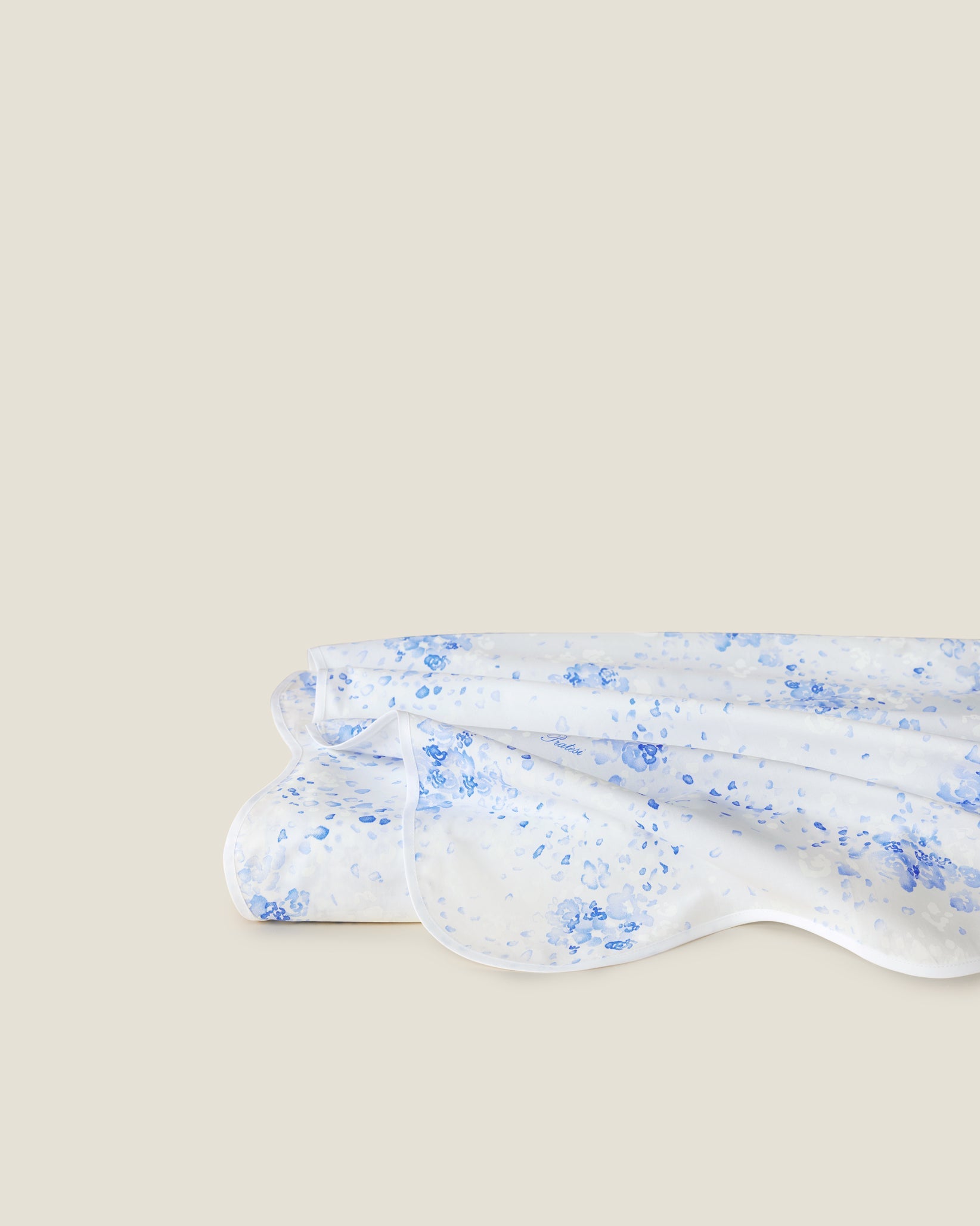 M'ama non M'ama flat sheet in medium blue