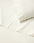 Angel Luxe Ivory pillowcase and flat sheet
