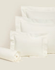 Angel Luxe Ivory queen, standard, boudoir and neckroll sham