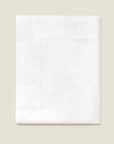 Impero Jacquard white flat sheet