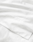 Impero Jacquard white bedding texture