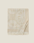 Impero Beige Throw folded