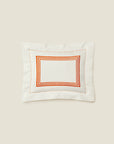 Tre Righe Ivory ivory/orange boudoir sham