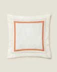 Tre Righe Ivory ivory/orange euro sham