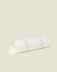 Tre Righe Ivory/beige neckroll sham