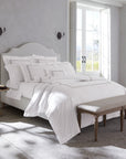 Tre Righe white/charcoal bed side angle