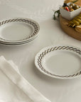 Pratesi x Ginori 1735 Treccia Dessert Plates