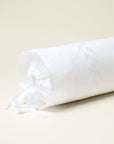 Federico neckroll sham in white/white